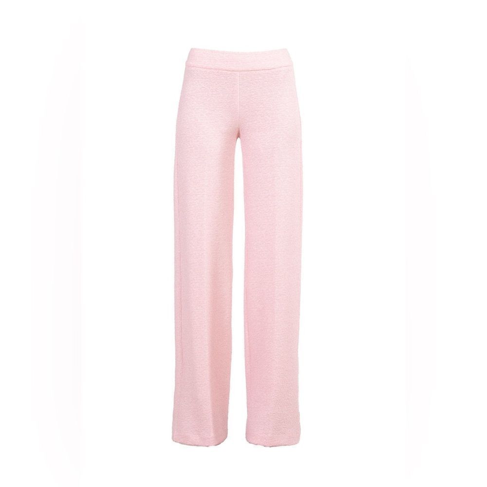 Avenue Montaigne Women's Flavia Boucle Powder Wide Leg Pull On Pants Size 8